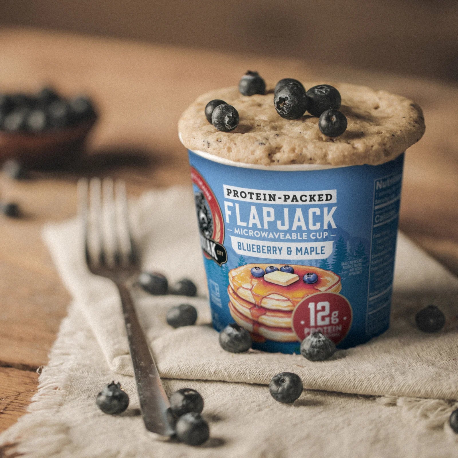 Kodiak Cakes Pancake On the Go, Blueberry and Maple, 2.16 Ounce (Pack of 12)