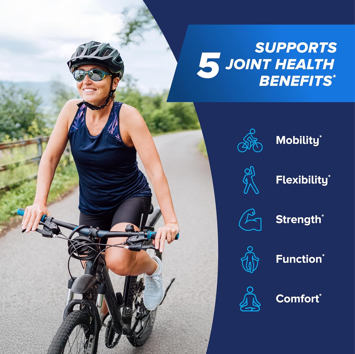 Osteo Bi-Flex Triple Strength Glucosamine Supplement with Magnesium, Improve Joint Function, Helps Leg Cramps and Muscle Function, 80 Coated Tablets